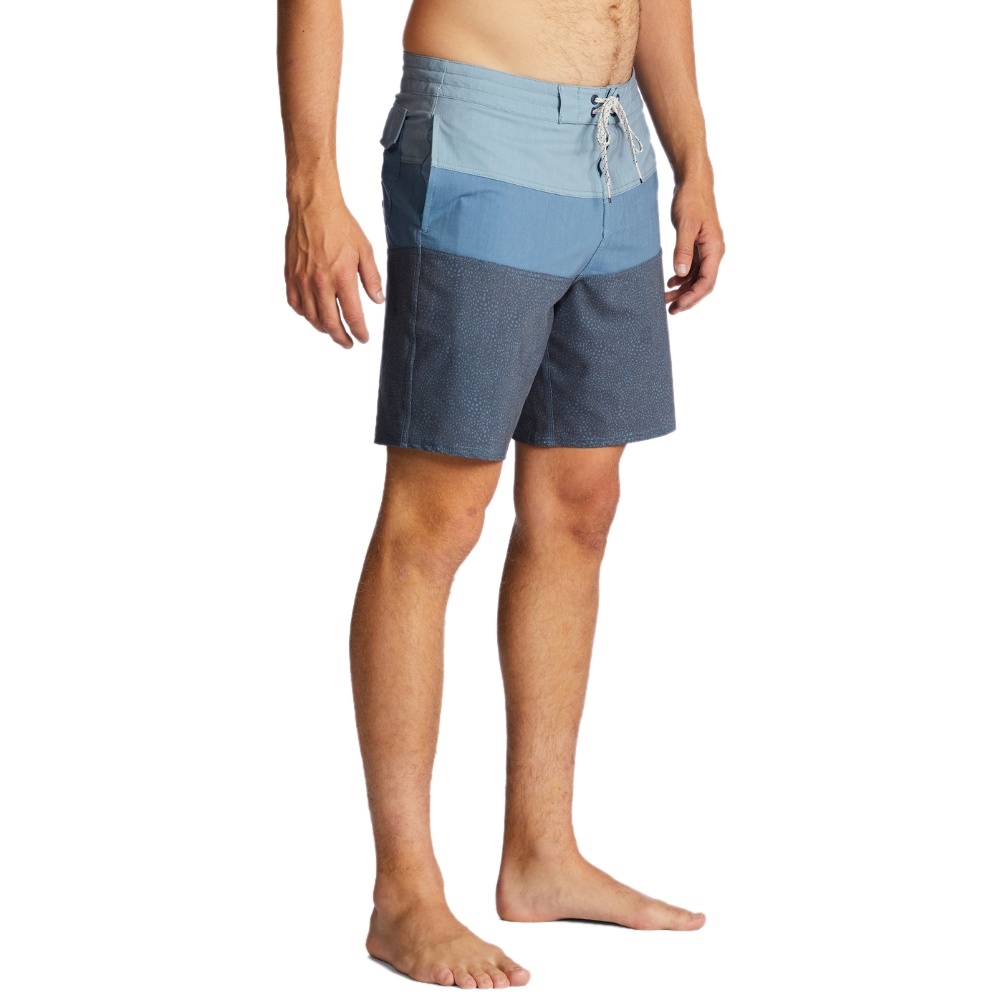 Mens Tribong Lo Tide 19" Boardshorts In Blue Haze