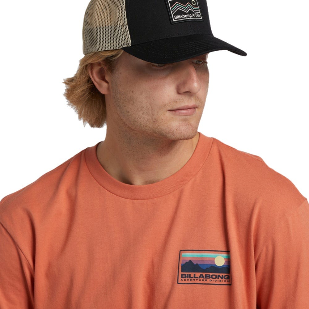Mens A/Div Walled Trucker Hat In Black