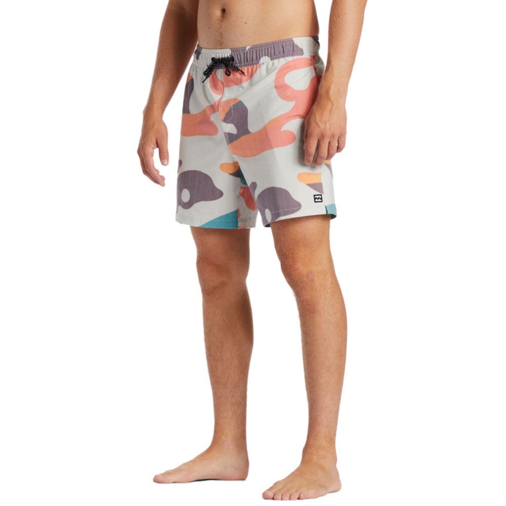 Mens Sundays Layback 17" Boardshorts In Sand