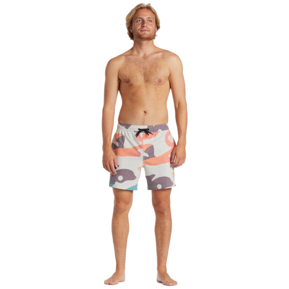 Mens Sundays Layback 17" Boardshorts In Sand