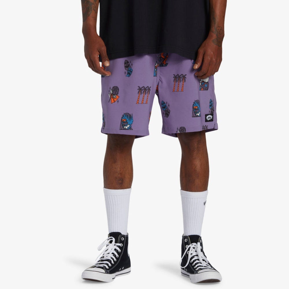 Turn The Tide Layback 17" Elastic Waist Shorts - Men