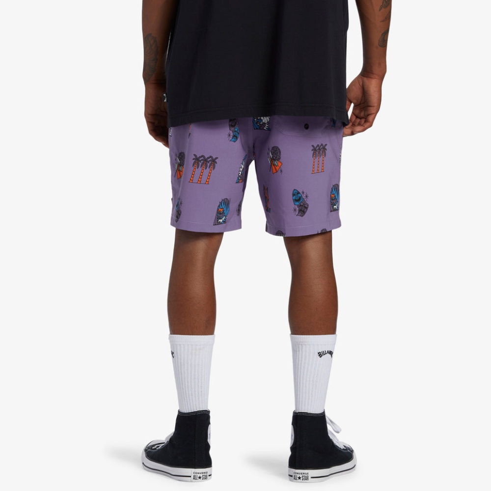 Turn The Tide Layback 17" Elastic Waist Shorts - Men