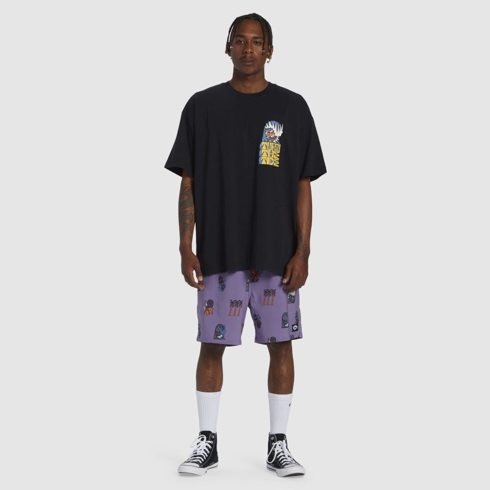 Turn The Tide Layback 17" Elastic Waist Shorts - Men