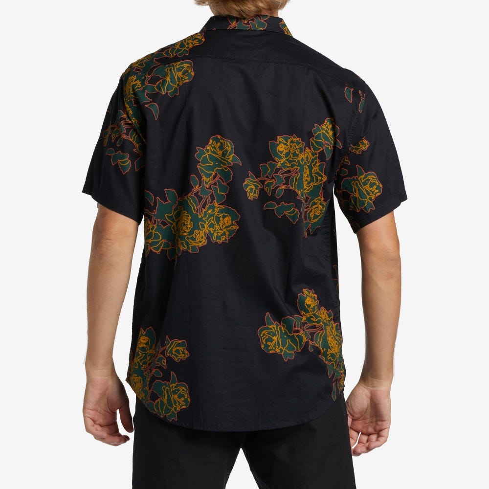 Mens Sundays Floral Short Sleeve Shirt