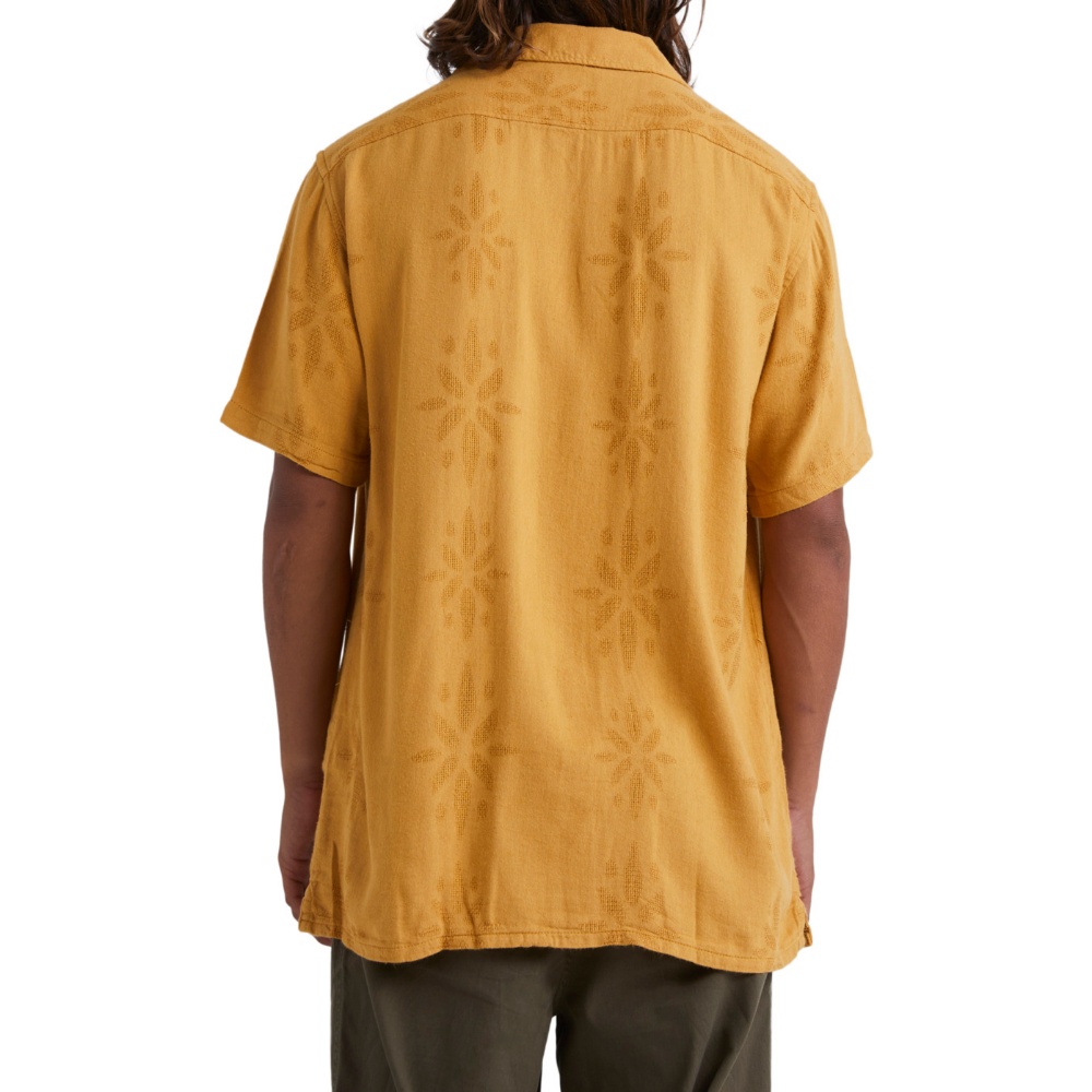 Mens Vacay Jacquard Short Sleeve Shirt
