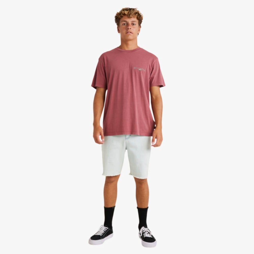 Crossboards Short Sleeve Wave Washed T-Shirt - Men