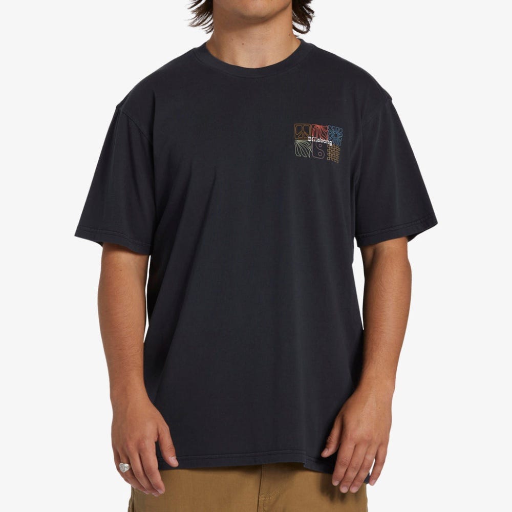 Reflections Short Sleeve Wave Washed T-Shirt - Men