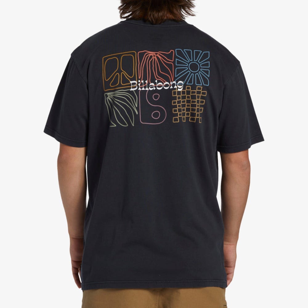 Reflections Short Sleeve Wave Washed T-Shirt - Men