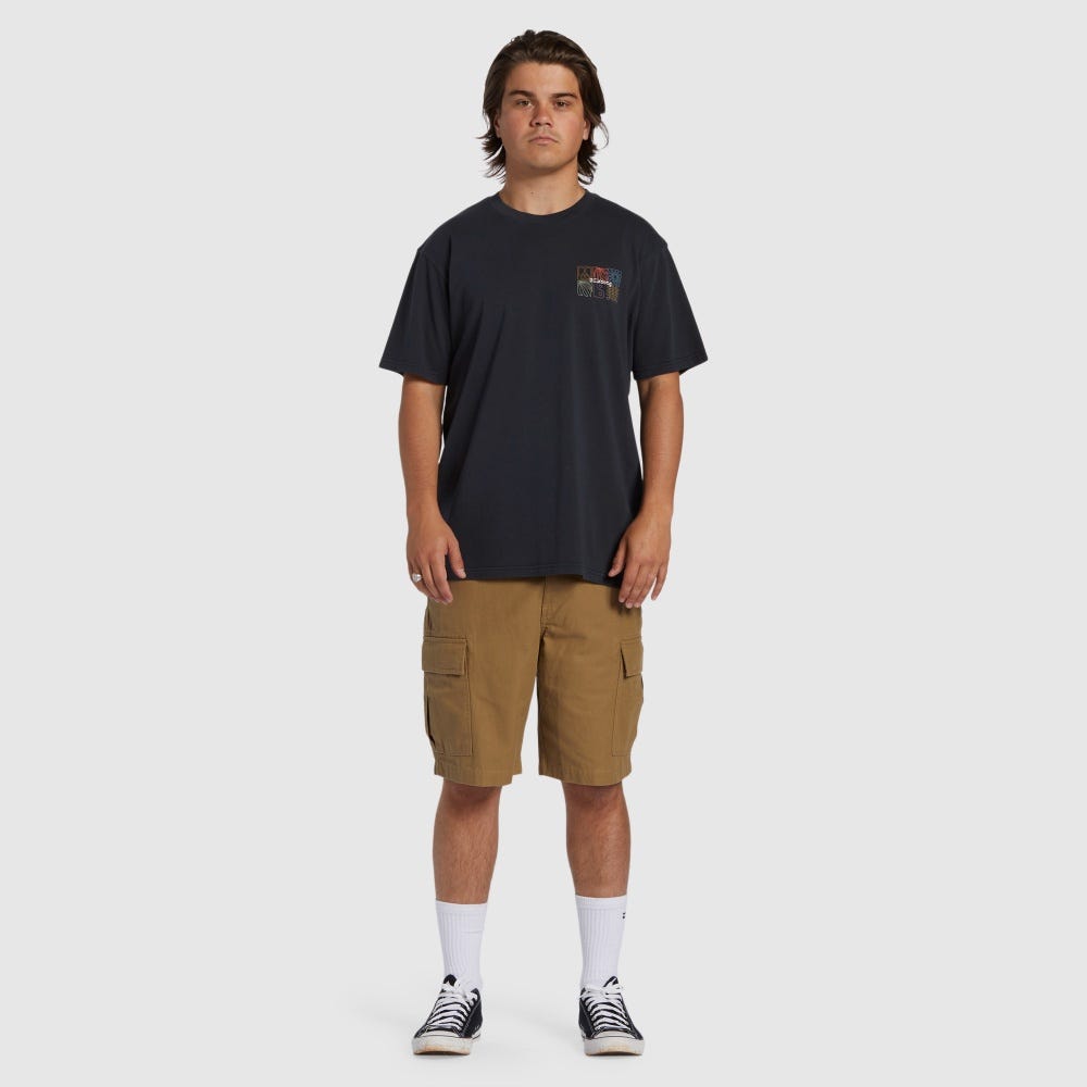 Reflections Short Sleeve Wave Washed T-Shirt - Men