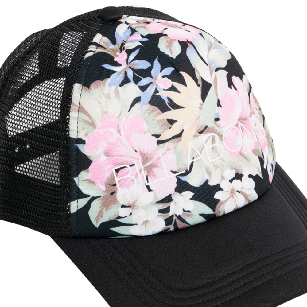 Girl's 6-14 Beachcomber Trucker Cap In Black