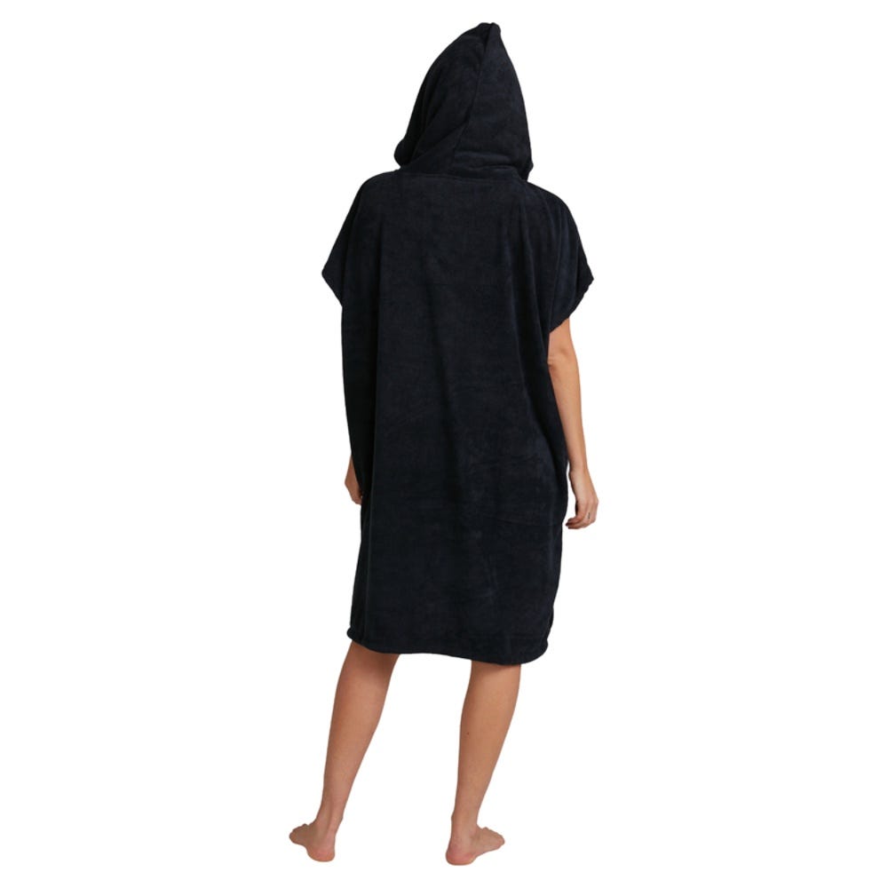 Womens Hooded Towel In Black