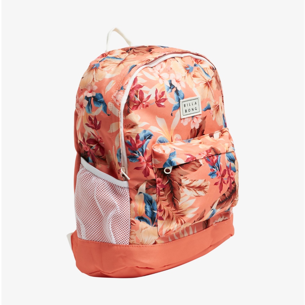 Womens Shady Days Tiki Backpack In Coral