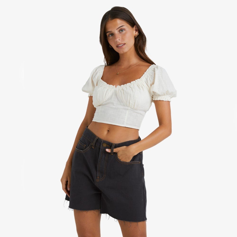 Billabong Women's Riley Shorts Riley In Off Black	