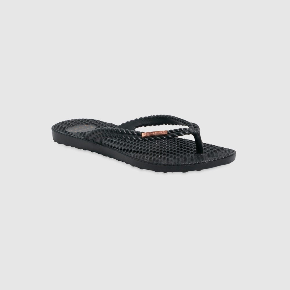 Womens Kick Back Solid Thongs