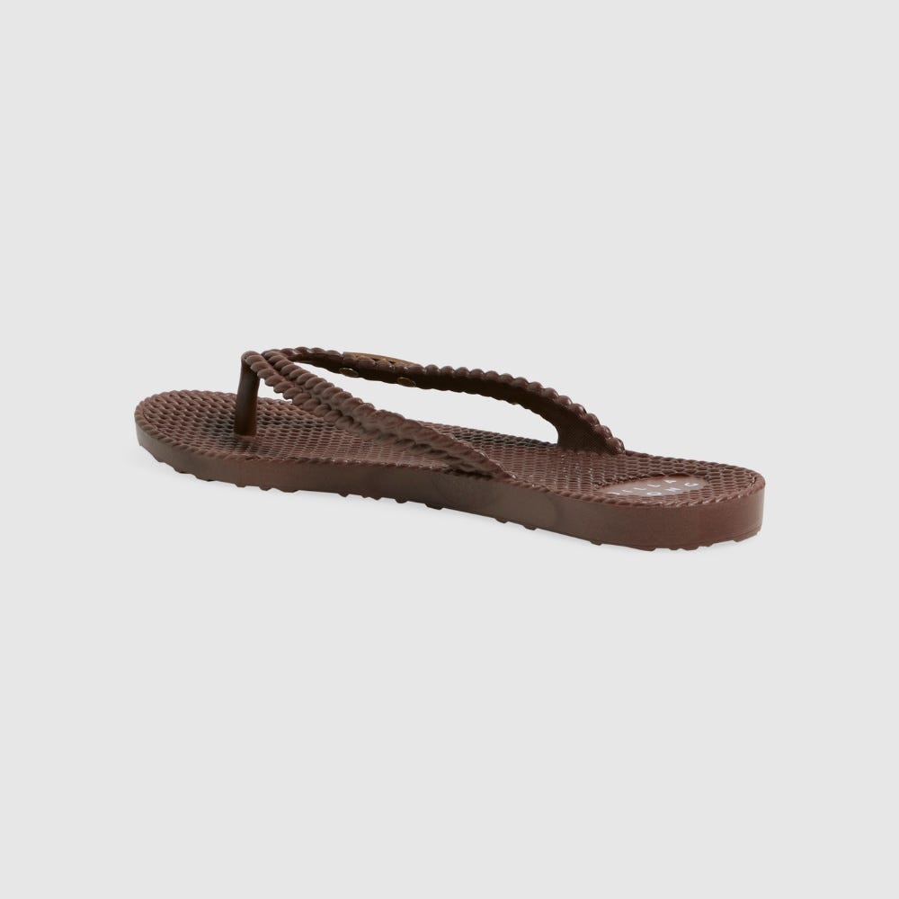 Womens Kick Back Solid Thongs