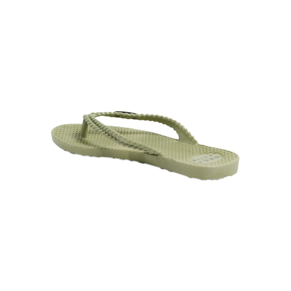 Womens Kick Back Solid Thongs In Sage