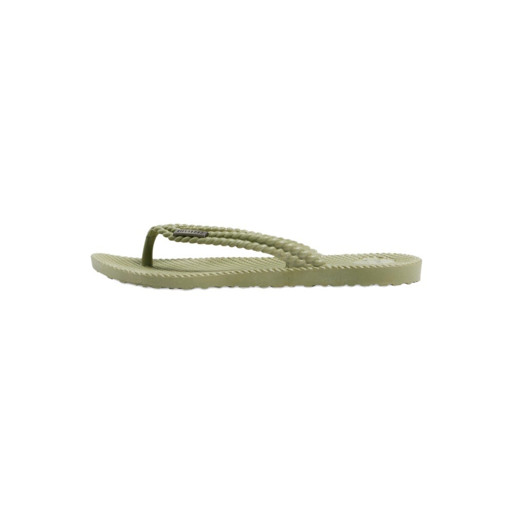 Womens Kick Back Solid Thongs In Sage