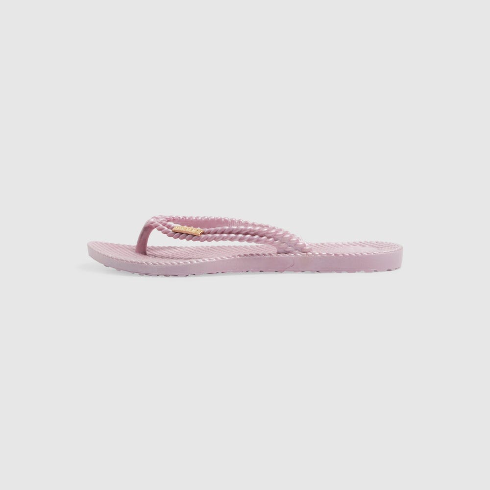 Womens Kick Back Metallic Thongs