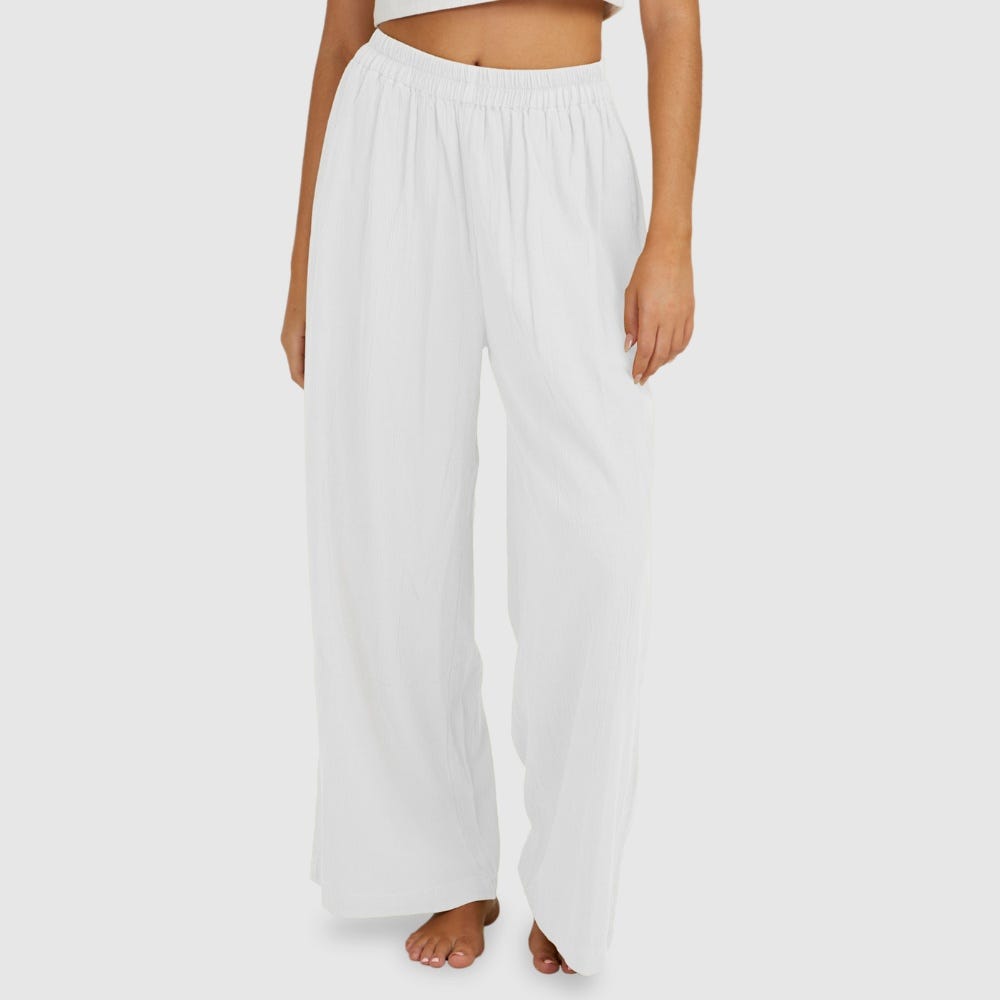 Billabong Follow Me Pants In White