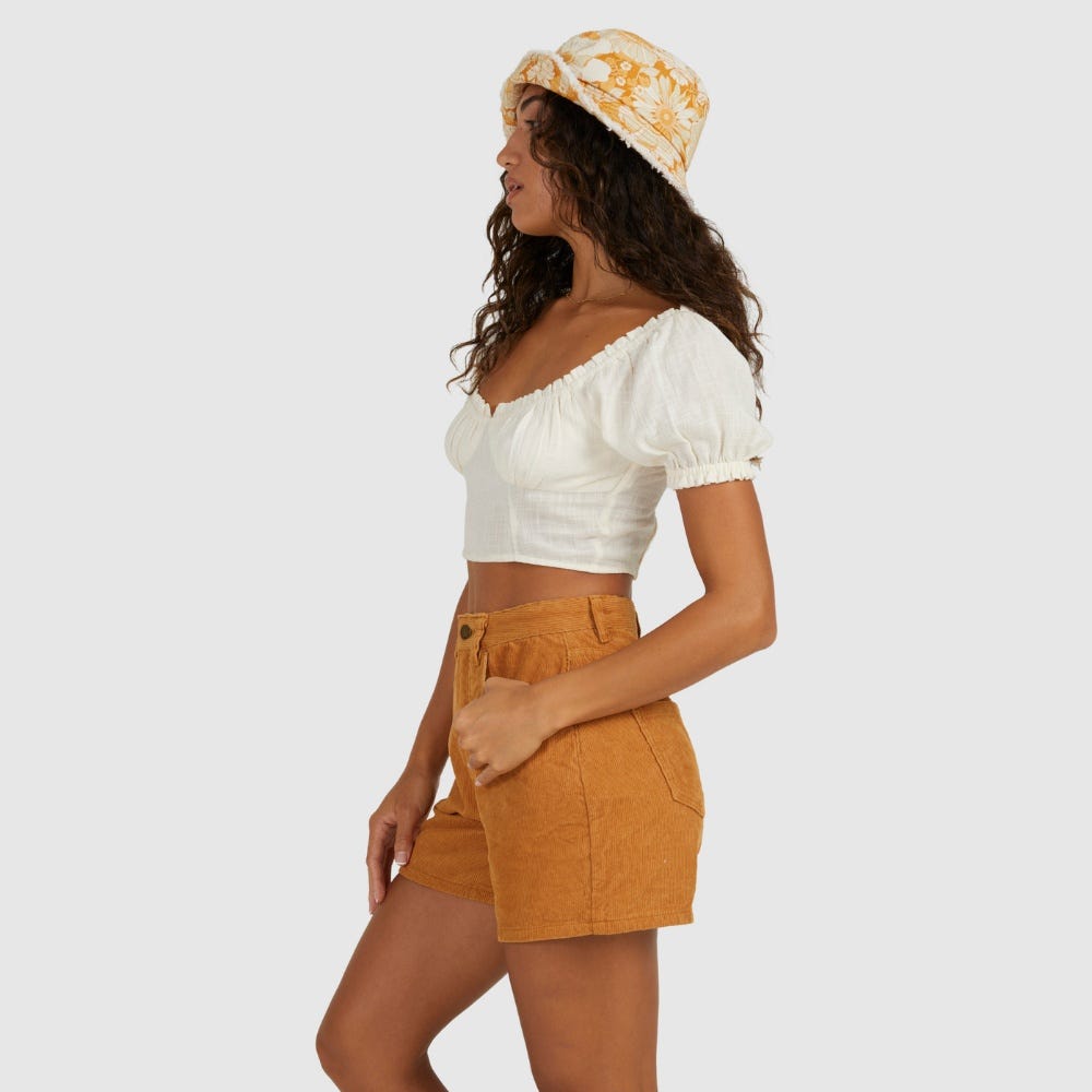 Womens Riley Cord Shorts