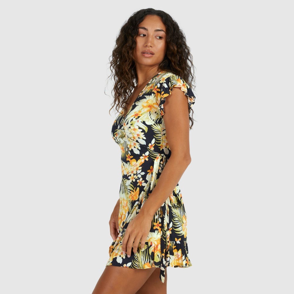 Womens Utopia Wrap & Roll Dress