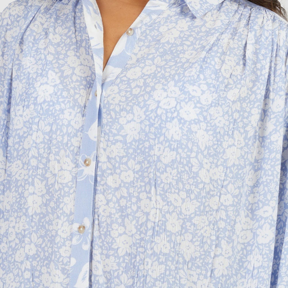 Womens Blue Bell Long Sleeve Shirt