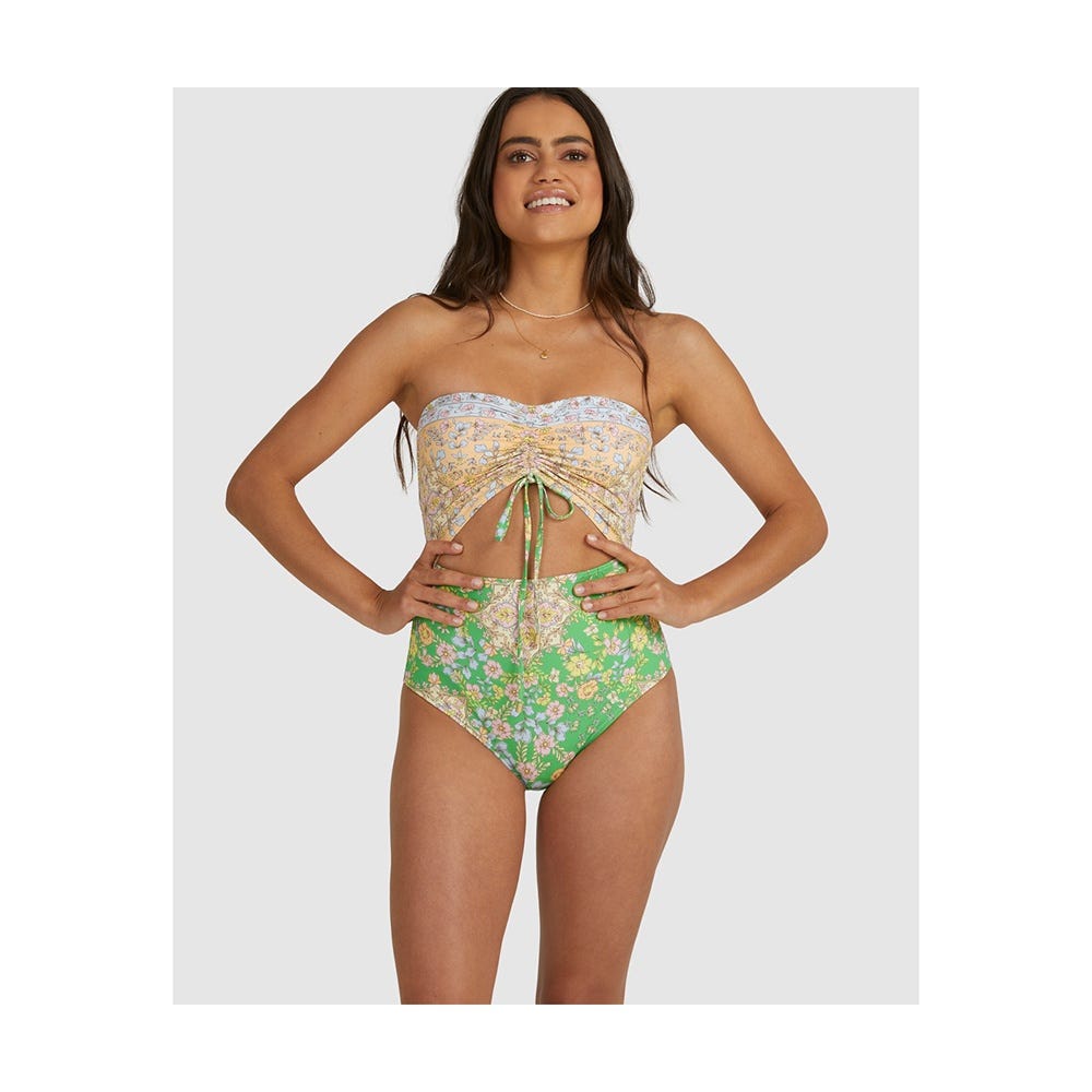 Womens La Mer Summer Bandeau One Piece Swimsuit