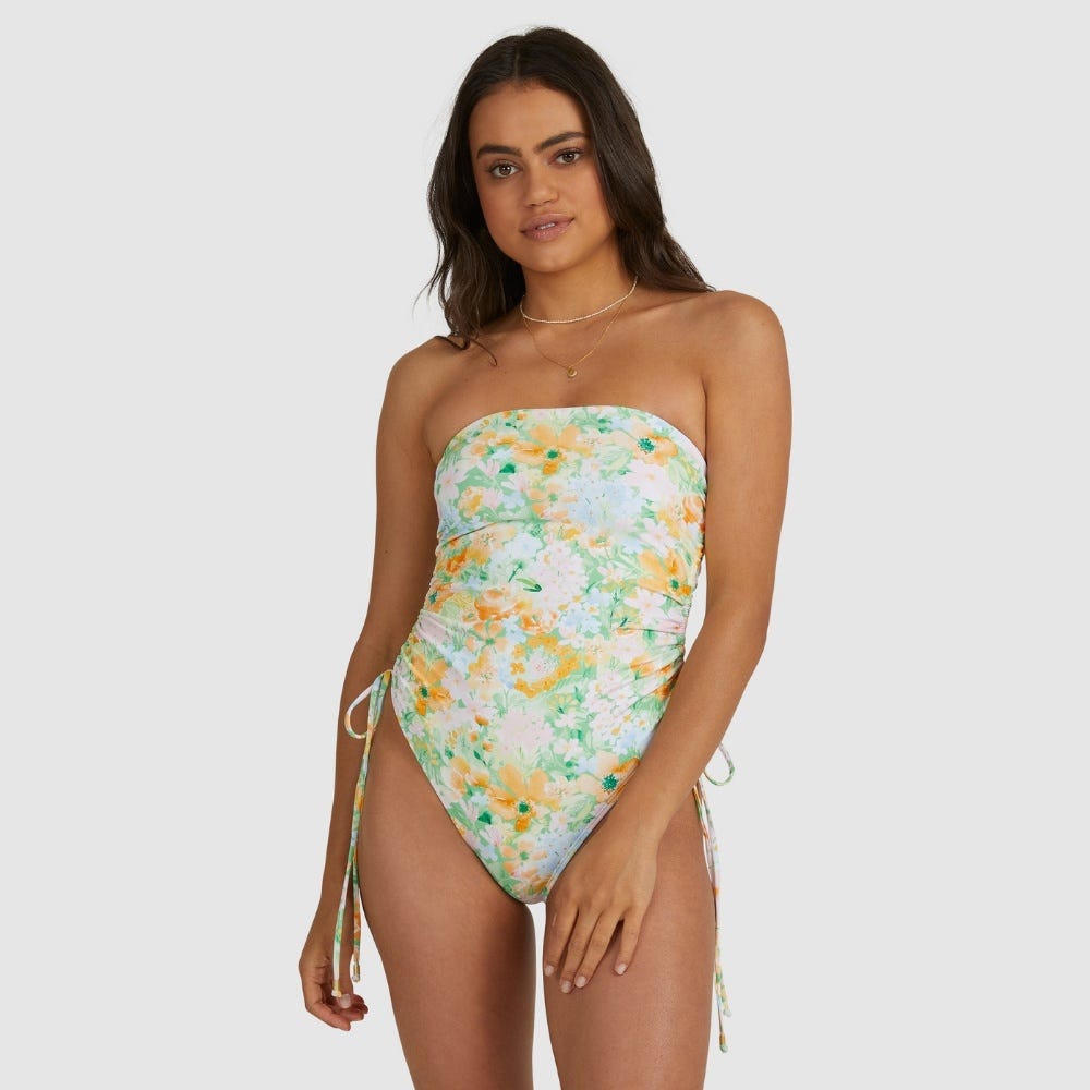 Womens Soft Rave Naomi Bandeau One Piece Swimsuit