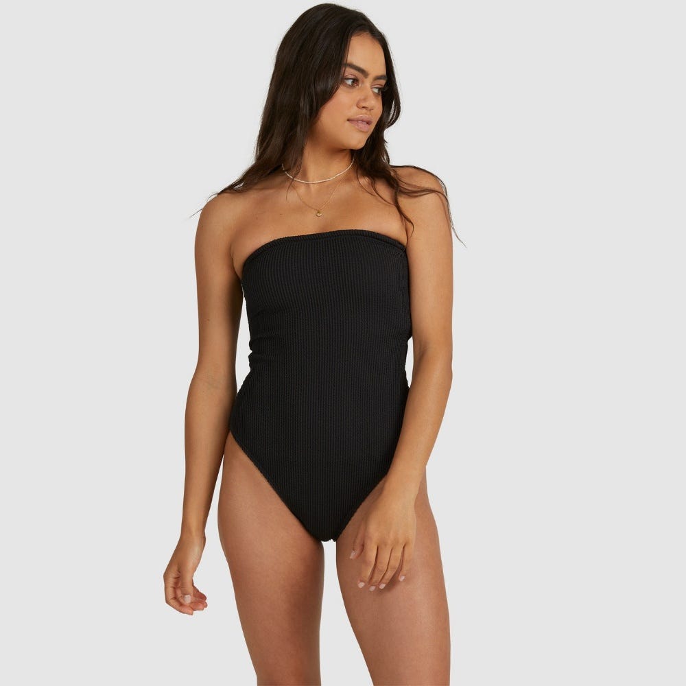 Womens Summer High Bandeau One Piece