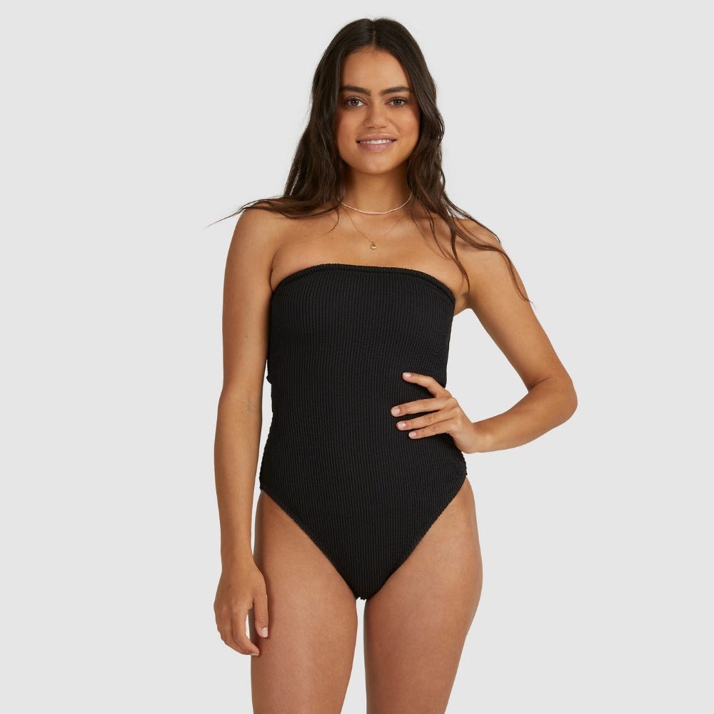 Womens Summer High Bandeau One Piece