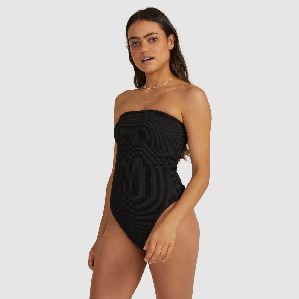 Womens Summer High Bandeau One Piece
