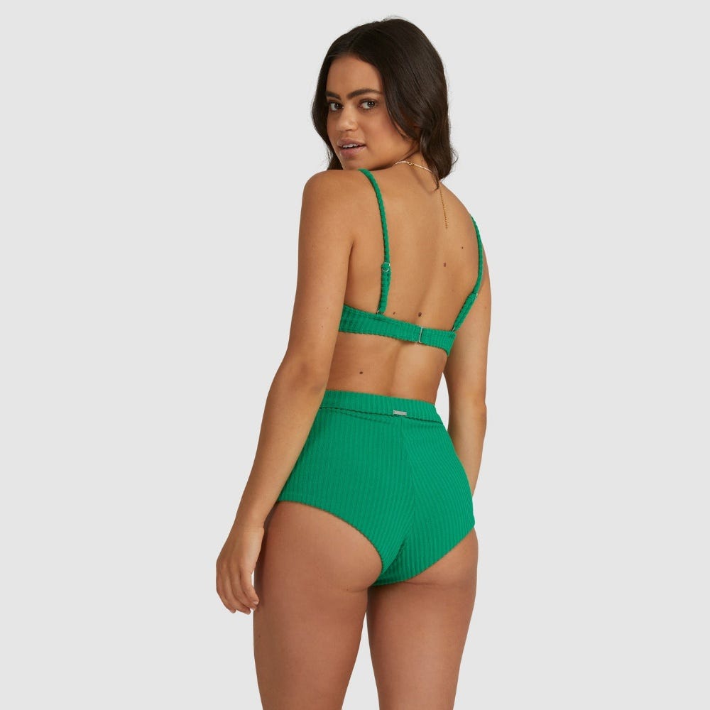 Womens Terry Rib Mila Bralette Bikini Top
