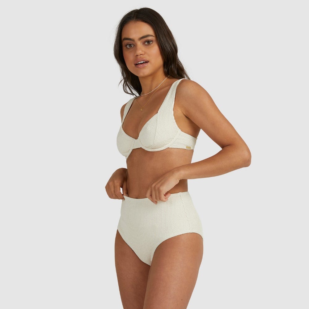 Womens Summer High Hi Retro Bikini Bottom