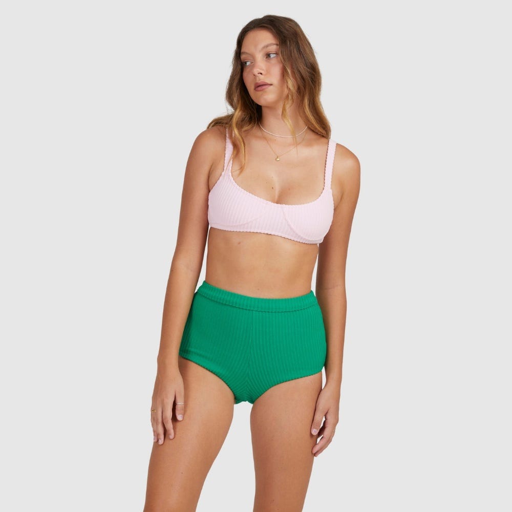 Womens Terry Rib Avalon Bikini Bottom