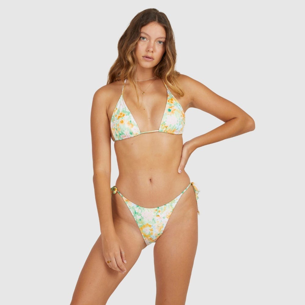 Womens Soft Rave Tie Side Hike Bikini Bottom