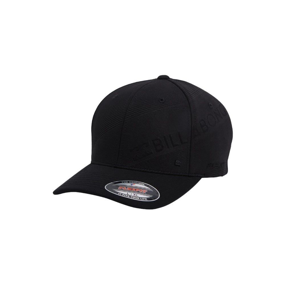 Mens Slice Flexfit Hat In Black