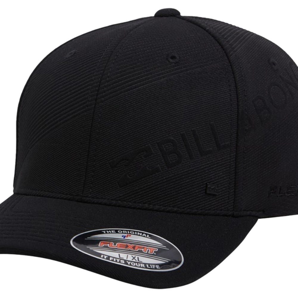 Mens Slice Flexfit Hat In Black