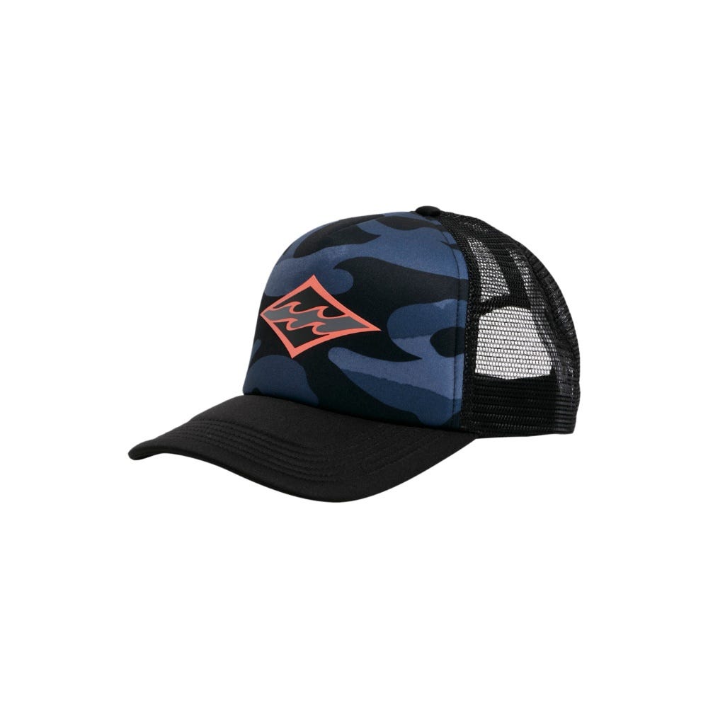 Mens Newport Trucker Cap In Camo