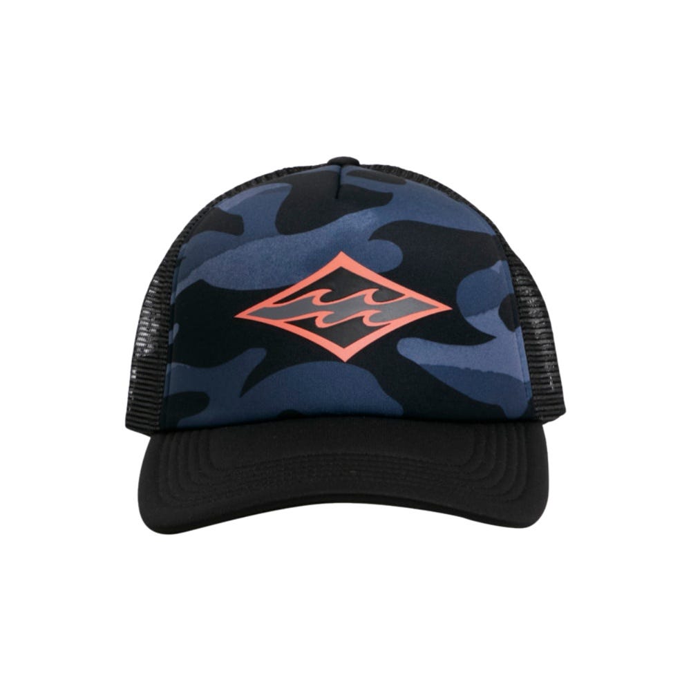 Mens Newport Trucker Cap In Camo