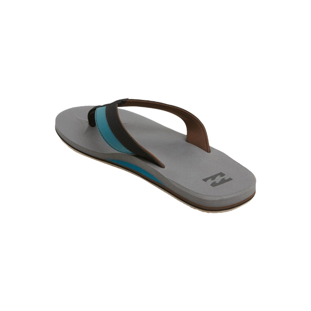 Mens All Day Impact Thongs In Charcoal