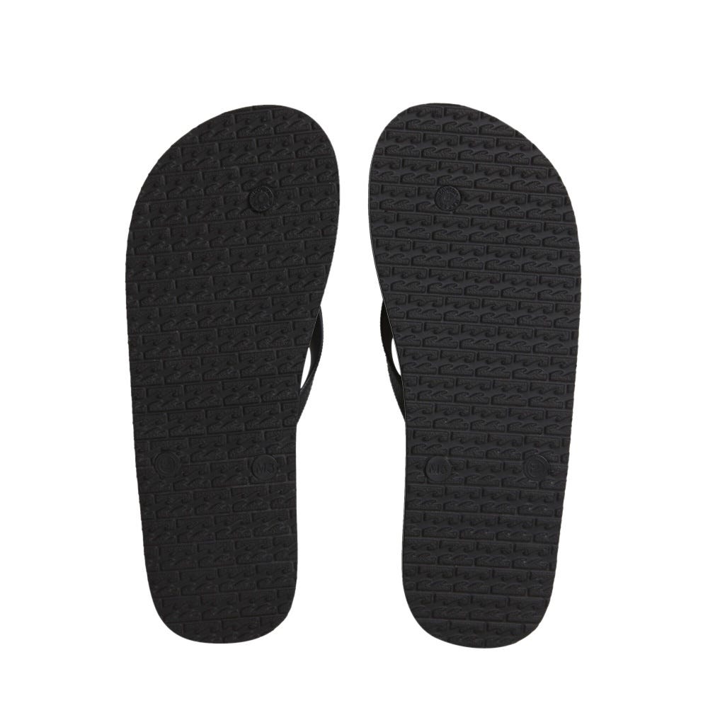 Mens Shadow Cut Thongs In Black