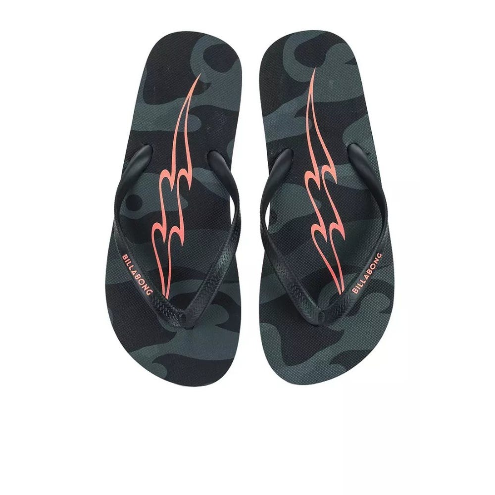 Mens Faded Thongs In Camo
