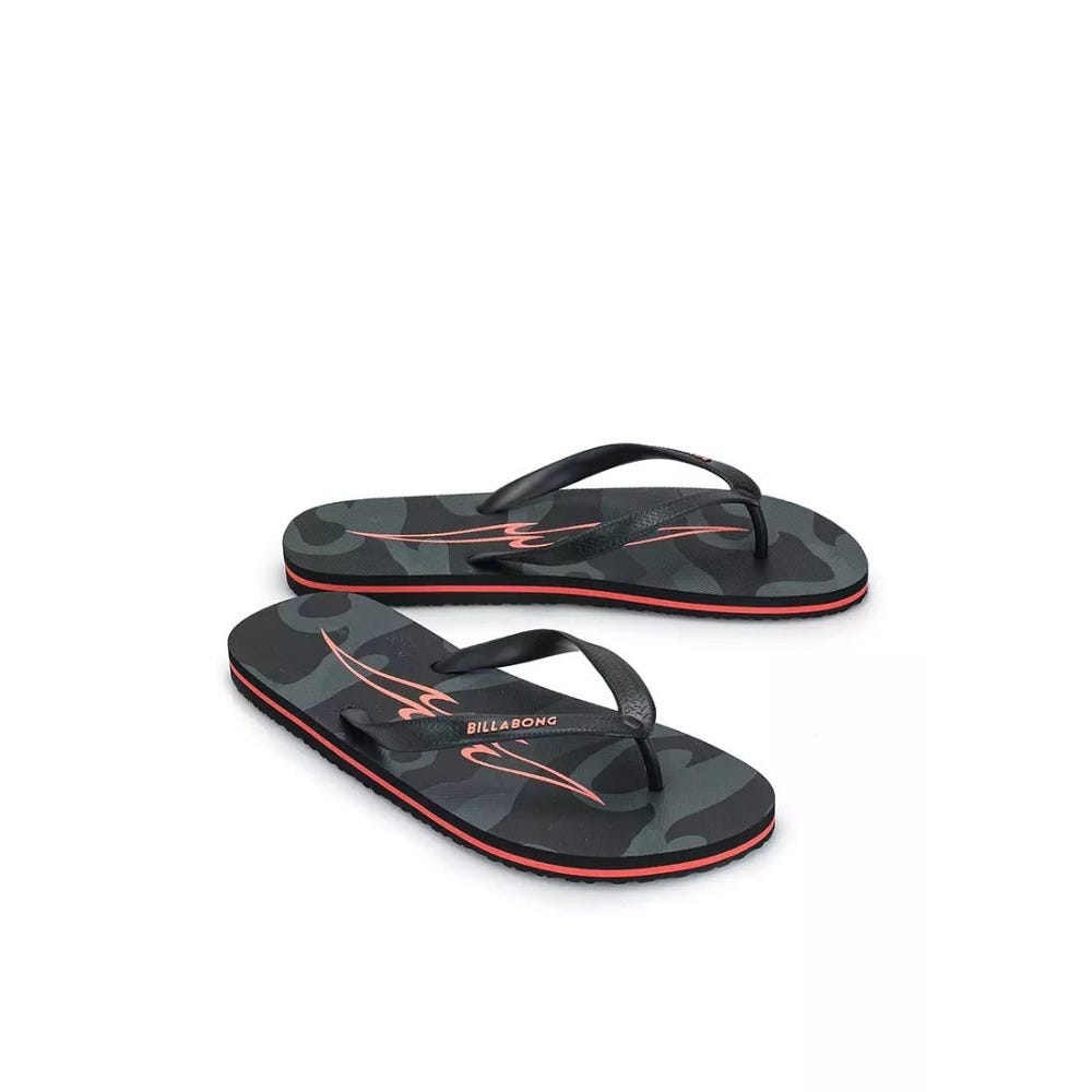 Mens Faded Thongs In Camo
