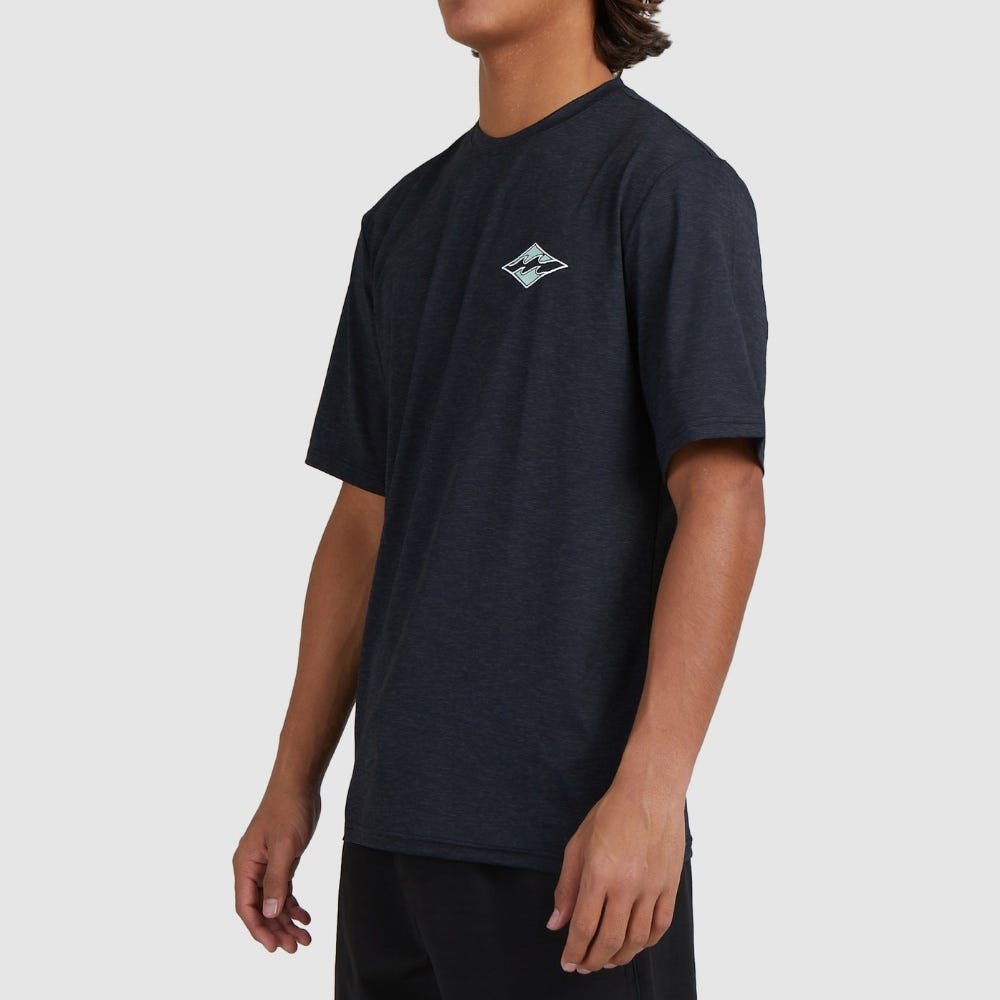 Mens Diamond Shoreline Rash Vest