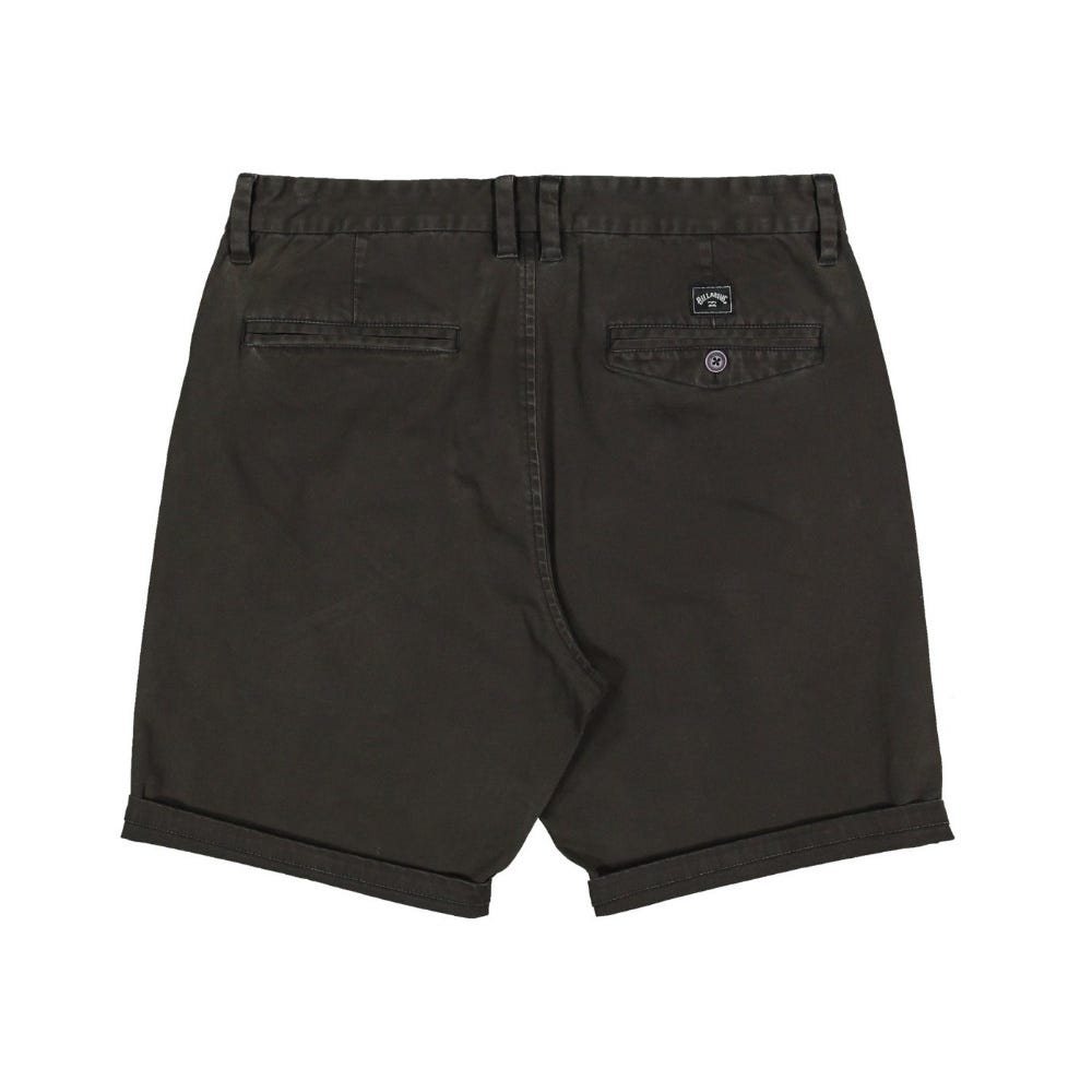 Billabong Wave Wash Twill Shorts In Black