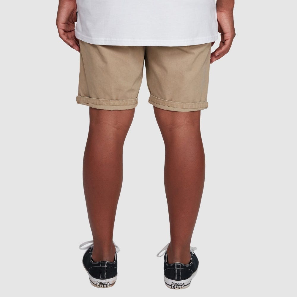 Billabong Wave Wash Twill Shorts In Khaki