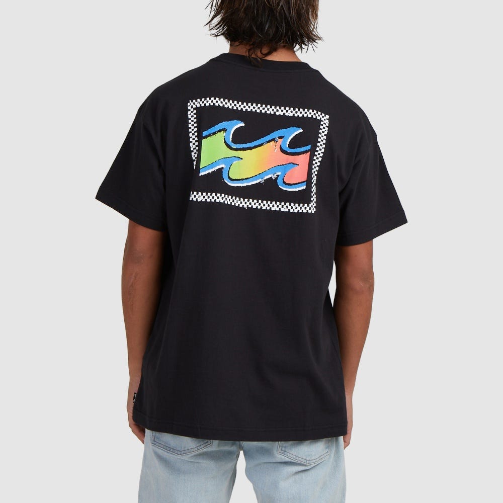 Mens Crayon Wave Short Sleeve T-Shirt