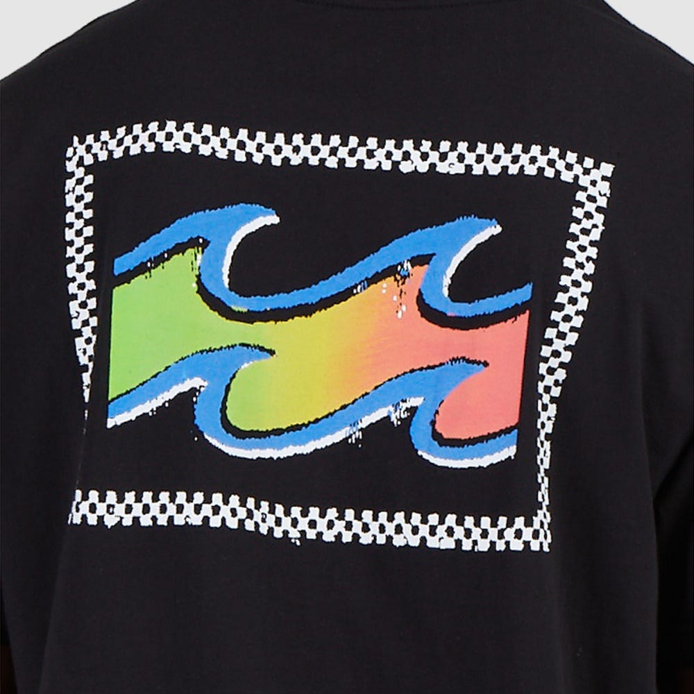 Mens Crayon Wave Short Sleeve T-Shirt
