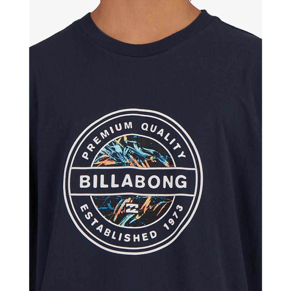 Mens Rotar Front Short Sleeve T-Shirt In Navy