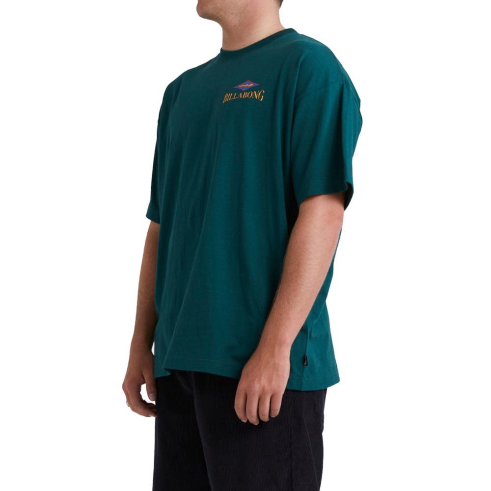 Mens Didge T-Shirt In Deep Teal
